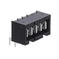 AMP Connectors - TE Connectivity 521384-5 Shrouded ASSY PL R/A RAST5 HEADER 05-B