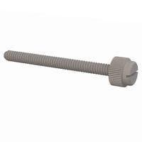 Essentra Components 090632150TEG Knurled Screw Slotted Thumb Screw, #6-32 Thread, 1 1/2 Lg