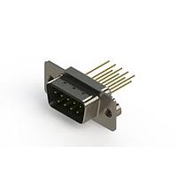 EDAC 627-M09-323-GN2 D-Sub Connectors - Standard Density Vertical Machined D-Sub Connectors