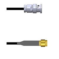 Amphenol Custom Cable Q-0J0680003010i RF Cable Assemblies BNC-SP/SMA-SP G174 10I