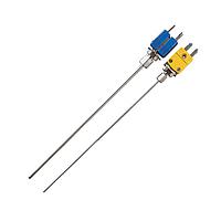 OMEGA SCXSS-062U-6-DUAL Dual Element Thermocouple Probes with Miniature Connectors (Thermocouple, E, 510 °C)