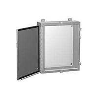Hammond Manufacturing 1418N4CR6 Single Door N4 Wallmount Encl w/panel - 16 x 20 x 6 - Steel/Gray