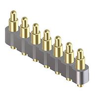 Preci-Dip 8PM-27-0007-02-642 Power-Clip Spring Loaded Connector 7 Position Spring Piston Connector Surface Mount 12 Amps with CLIP Design