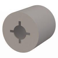 Essentra Components 13SPRT097 Self Retaining Round Spacer, Retaining, #10 Screw, .500 Spacer