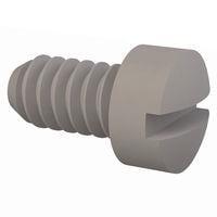 Essentra Components 010632F025PC Slotted Fillister Slotted Screw, #6-32 Thread, 1/4 Lg