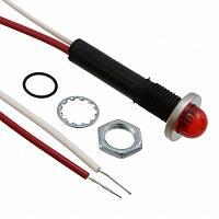 VCC 6091M1-24V Indicators RED DIFFUSED 3/8" MOUNTING HOLE