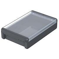 BOPLA 96026324 Enclosures, Boxes, & Cases ENCLOSURE, BOCUBE V0, 271 X 170 X 60MM, RAL 702, W/CLEAR LID, POLYCARB V0, B 261706 PC-V0-G 7024