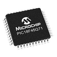 Microchip Technology PIC18F45Q71-E/PT 8-bit Microcontrollers - MCU 32KB Flash, 2KB RAM, 2x OPA, 12-bit differential ADCC with computation, 8/10-bit