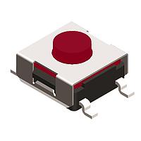 Diptronics DTSMW-65R-V-B Tactile Switches 6x6 260gf RED SMT
