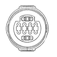 AMP Connectors - TE Connectivity 172280-4 Housings 12P PLUG ECONOSEAL