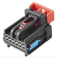 Aptiv 33257488 Receptacle Housing 6 way Female OCS 1.2 Unsealed Black CONN