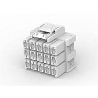 AMP Connectors - TE Connectivity 1-1971876-7 Plug Housing 3 x 5 PBT-A Plug Hsg