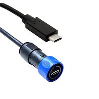 Bulgin PXP4041/C/C/5M00 USB Pre-Wired C-Type USB V3.2 Cable 5meter