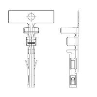Amphenol FCI 10134170-2310LF Contacts Minitek Power4.2HCC Rec Term Tin