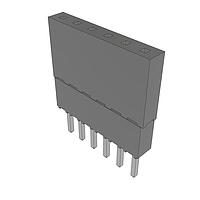 Samtec ESQ-106-23-T-S Sockets Elevated Socket Strip, 0.100" Pitch