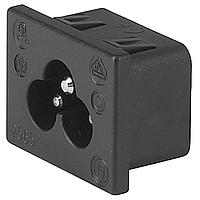 Schurter 6163.0021 Inlets 2565 APPLIANCE INLET 2.5A 70C