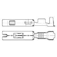 AMP Connectors - TE Connectivity 929027-1 Quick Connect 1,5SENS FLA-BU-KONT
