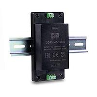 MEAN WELL DDRH-45-15DR Isolated 45W 150-1500Vin 15V 3A DIN Rail mnt