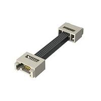 Samtec T1SD-10-28-GF-06.0-T1 Double Row Discrete Cable 1.00 mm Micro Mate(TM) Double Row Discrete Wire Cable Assembly