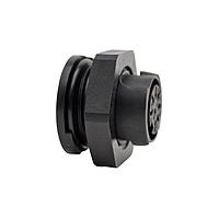 Amphenol Tuchel C091 31G107 109 5 U Connectors Female Receptacle, Quicklock, Size M16, 7 Contacts, Silver Contact Plating, 7B Arrangement, Hex Nut