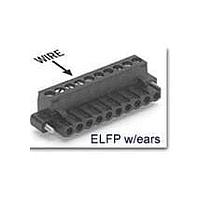 Amphenol PCD Shenzhen ELFP10210E Plugs 10P R/A Plug .200" with Mounting Ears