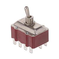 APEM 666/3 Toggle Switches Toggle Switch ON - ON, Qk Connect