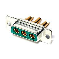 Amphenol CONEC 3003W3SXX62A10X Mixed Contact D-Sub Connectors 3W3 F 20A S/C POWER THRU HOLE