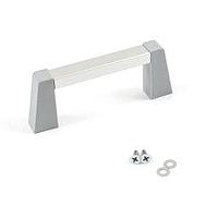 Hammond Manufacturing 1427NGC Handle Handle, 3.5" Centers 1.64"H, Clear/Grey