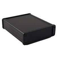 Hammond Manufacturing 1457L1201BK PC Board w/No Mounting Ends 4.73x1.26x4.1" Black