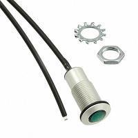 VCC FLXR2GTP12 Flexible Light Pipes RUGGED FLX LIGHTPIPE CLR FINISH 12" GRN