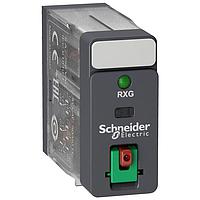 SCHNEIDER RXG22B7 2 Pole RELAY 2CO 5A@250VAC 24VAC COIL LED+LTB