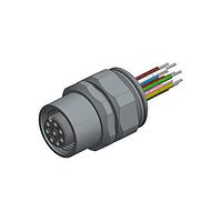 Amphenol CONEC 43-01008 Connectors FML SCK M12X1 W/WIRE FRNT MNT REPOSITION