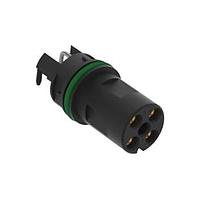 ERNI - TE Connectivity 225458-E Inserts M12 FEMALE, A CODE,RA, 4P THR REAR MOUNT