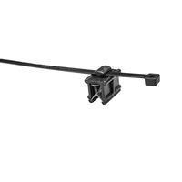 Essentra Components 550252 Cable Ties with Mounts Edge Mount Cable Tie, 7.87 in Long, 50 Lb Tie