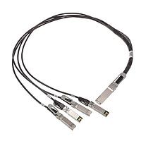 AMP Connectors - TE Connectivity 2821033-1 Ethernet Cables / Networking Cables QSFP TO [4]SFP+, 28G 1 METER, 30AWG