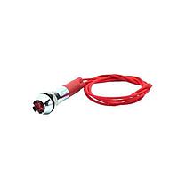 Mallory Sonalert FL1M-6CW-1-R24V Panel Lights LED RED 6MM NUT 24VAC/DC