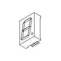 Lumex LDS-CA12RI Numeric Display 1" Single Num Green