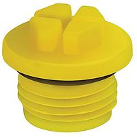 Essentra Components 498659 Threaded O-Ring M8 x 1.0  O-RING THREADED PLUG:HDPE YELLOW