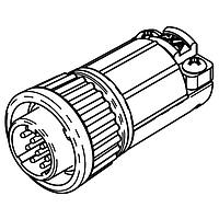 CONXALL W3282-12PG-518 Connectors MU WR CBL 12 #20 PIN SDR 518