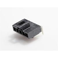 Molex 105313-1305 Shrouded NanoFit RA Hdr TH SR 5Ckt 0.76UM Au Blk