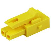 Molex 215759-1044 Receptacle Housing Micro-Fit+ Versa Color Rec Housing Single Row 4 Ckts GloWire Ylw