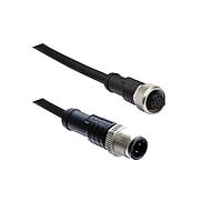 Amphenol LTW MSBP05ML-SBPFL-SD003 Sensor Cables / Actuator Cables M12 Circular Metric Connector, B Code, Plastic, 4A, 05 pins, Male Connector, Male Contact, Straight-to-Straight, Screw Thread, Overmolded Double Ended, Length 3000mm, IP68 / IP69K
