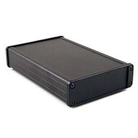 Hammond Manufacturing 1457L1601BK PC Board w/No Mounting Ends 6.3x1.26x4.09" Black