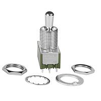 NKK Switches M2043BB1W01 Miniature toggles ON-OFF-ON 4PDT