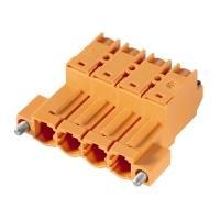 Weidmuller 1043650000 Pluggable Terminal Blocks SLF 7.62HP/04/180F SN OR BX
