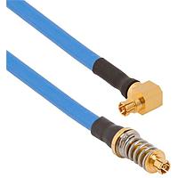 Amphenol SV Microwave FV67SMPM-085-FRSMPM-060 RF Cable Assemblies VITA 67.1/2 SMPM to SMPM R/A F 6"Cable