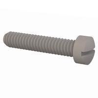 Essentra Components 012520F125 Machine Screw Fillister Slotted Screw, 1/4-20 Thread, 1 1/4 Lg
