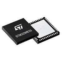 STMicroelectronics STM32WB35CEU6A ARM Microcontrollers - MCU Ultra-low-power dual core Arm Cortex-M4 MCU 64 MHz, Cortex-M0+ 32 MHz 512 Kbytes