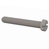 Essentra Components 010256X056 Hex Slotted Hex Slotted Screw, #2-56 Thread, 9/16 Lg