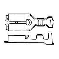 AMP Connectors - TE Connectivity 175022-1 (CUT STRIP) Terminals 250 POSITIVE REC EX Cut Strip of 100